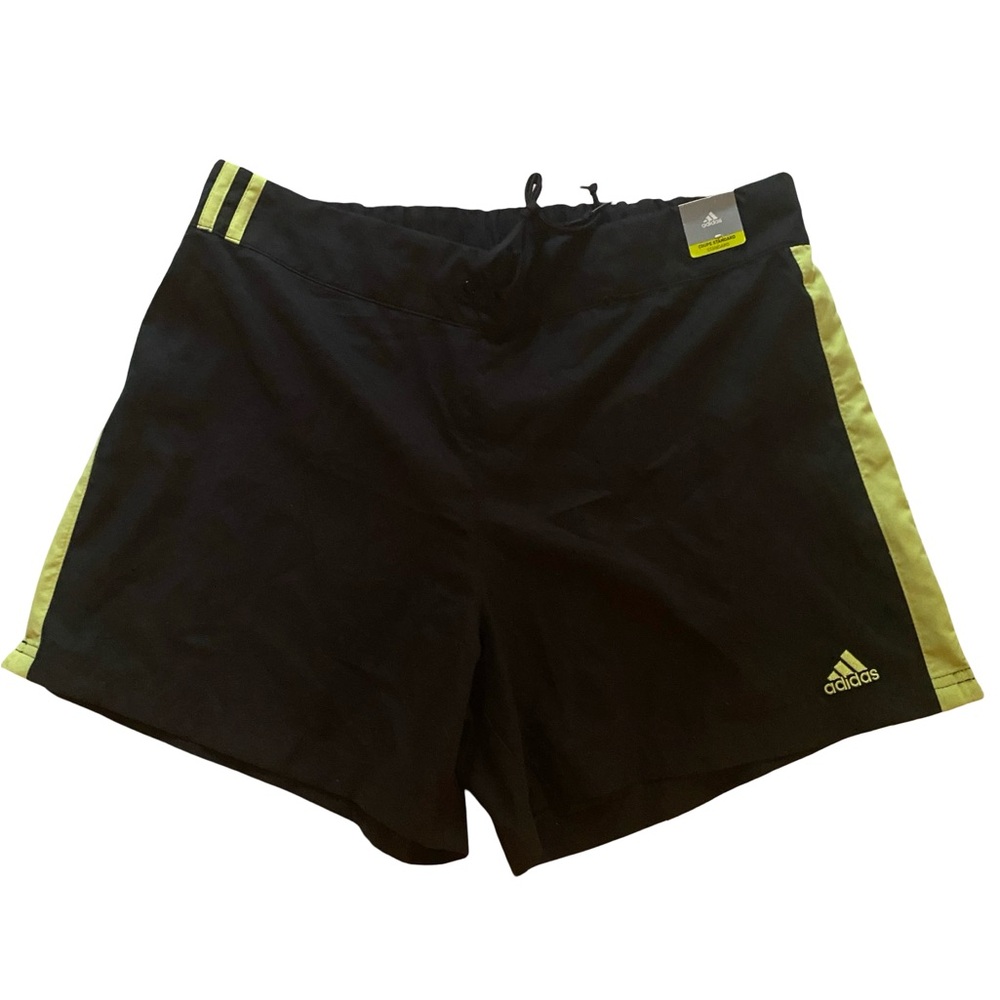 Adidas NWT Black Vitagreen Training Nautical Shorts Women’s L